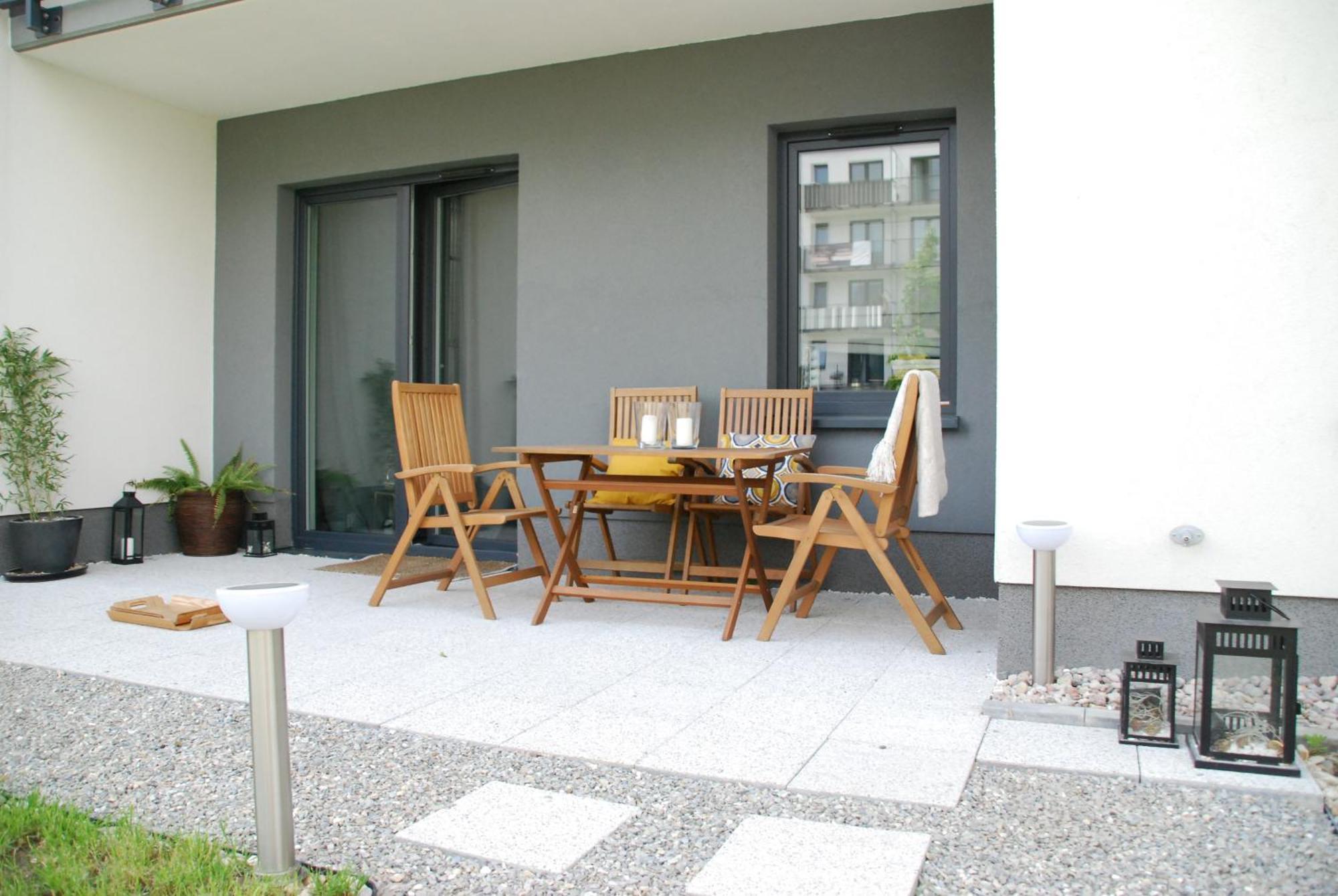 Relax&Comfort New Waw 50 Sqm With Terrace, Garden, Free Parking And Ac Varšava Exteriér fotografie